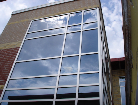 window installation at a hospital